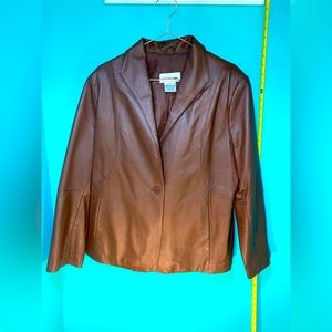 David Benjamin vintage style leather jacket
